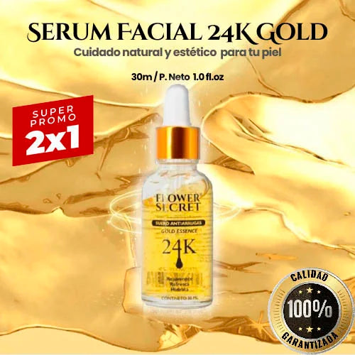 2 X 1 Serum Facial 24K Gold