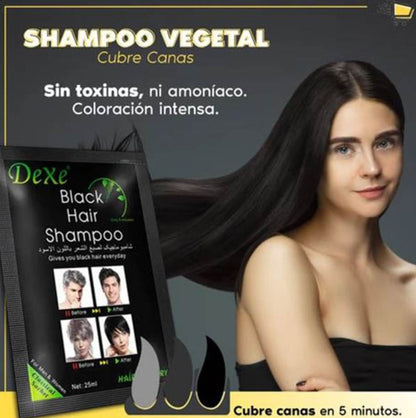 Shampoo  Cubrecanas Natural (10 sobres)