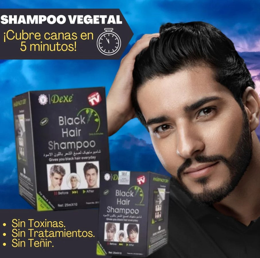 Shampoo  Cubrecanas Natural (10 sobres)