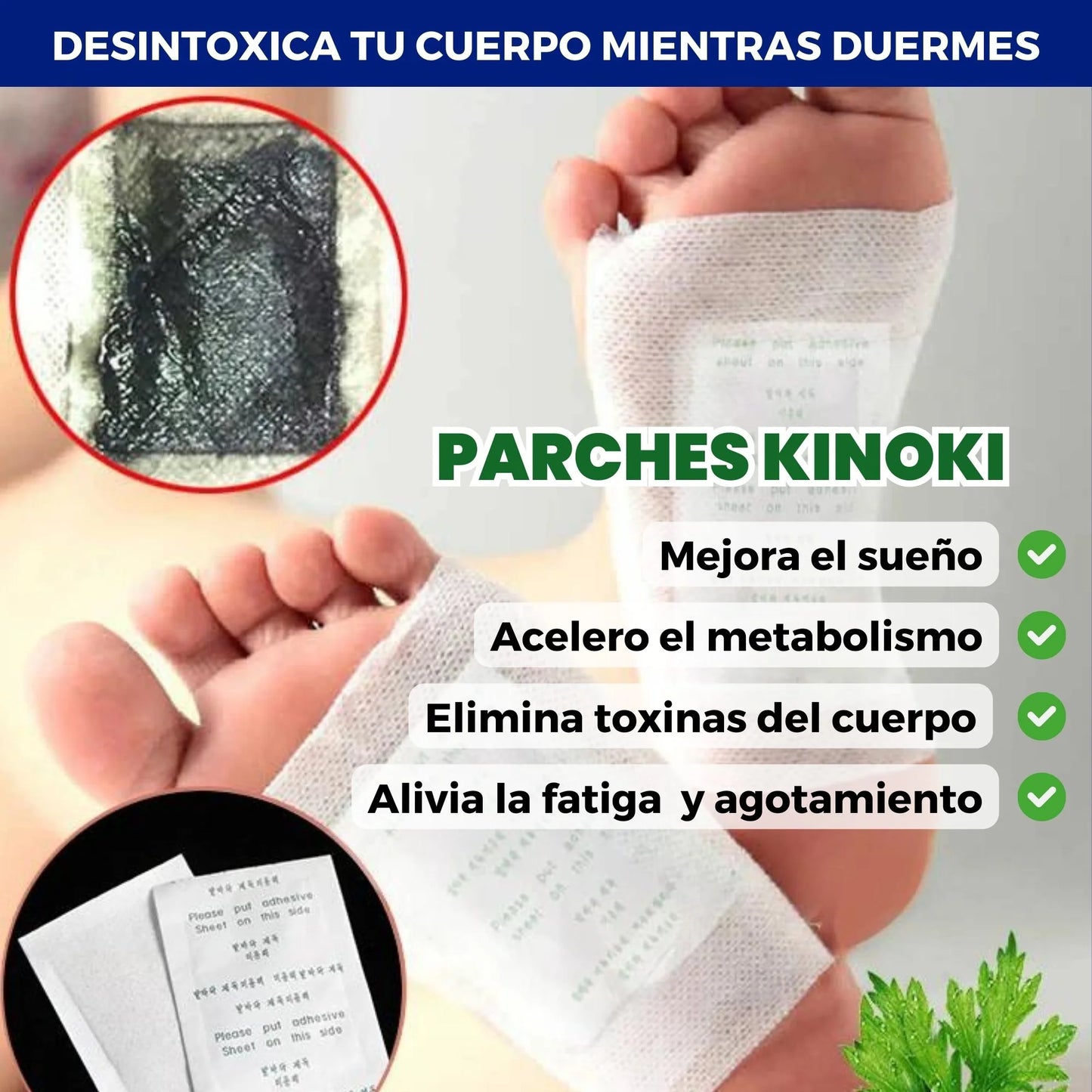 10 Parches Desintoxicante